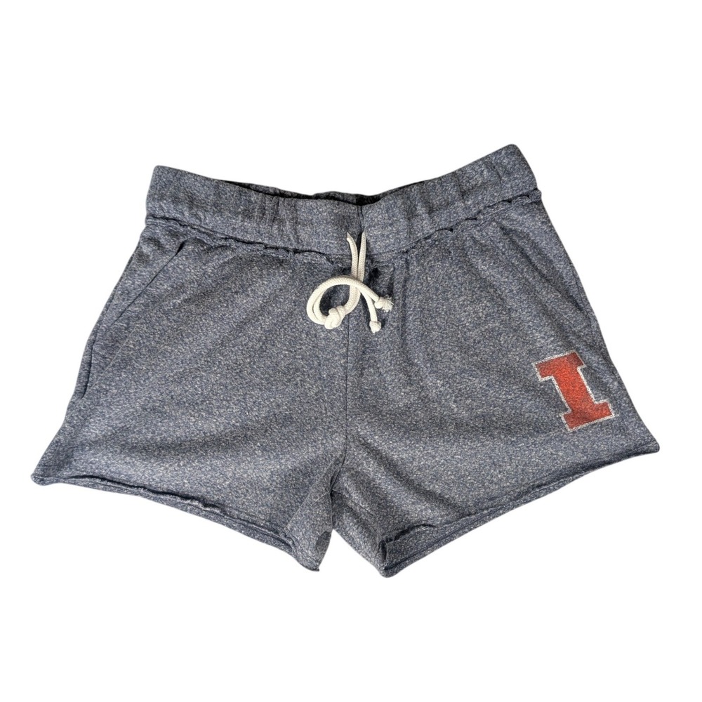 Rivalry Threads Illinois Fighting Illini Heather Blue Lounge Shorts‎ NWT